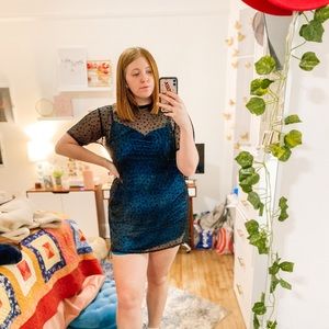 Nasty Gal Star mesh Cover shirt